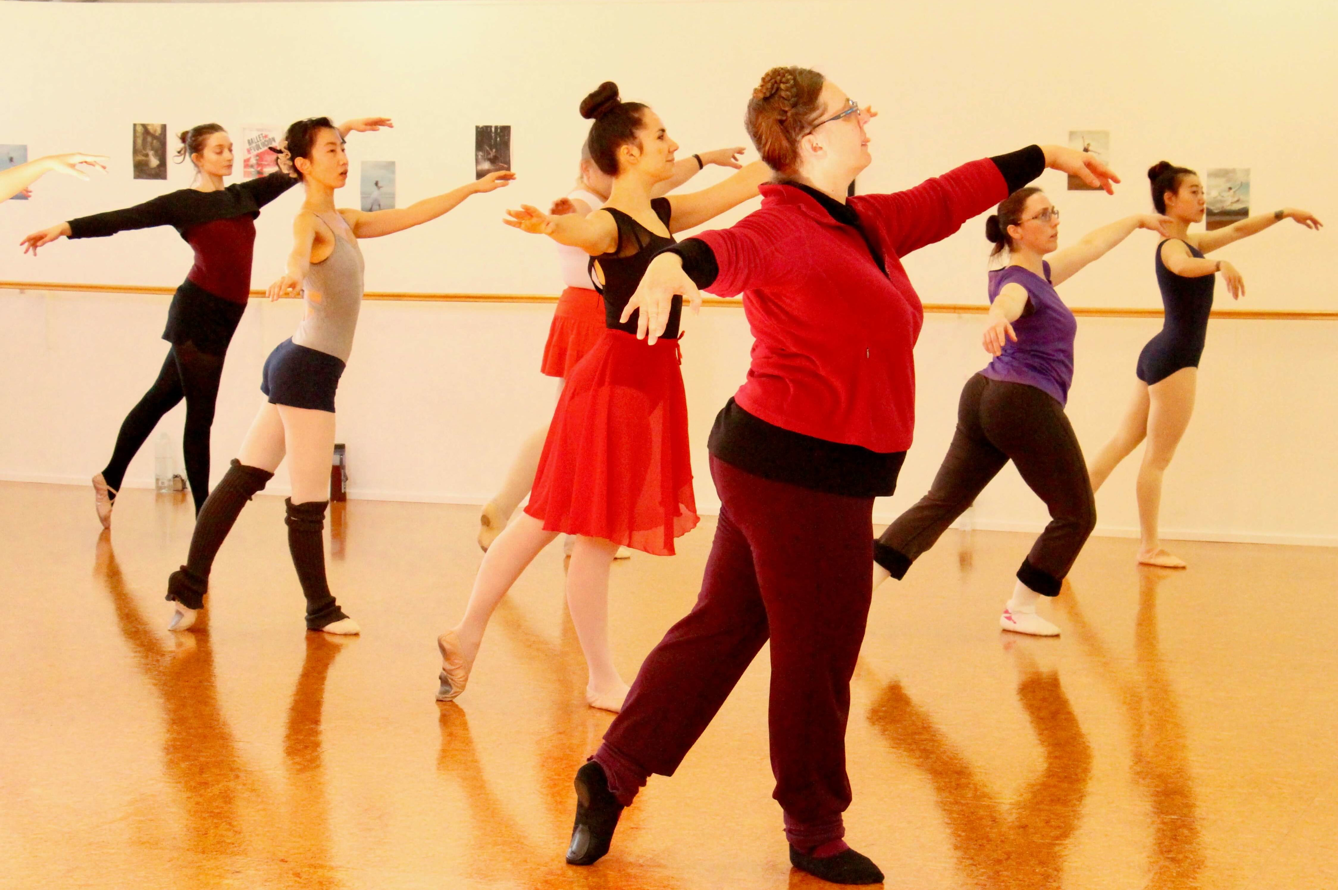 Ballet class at the Dance Domain